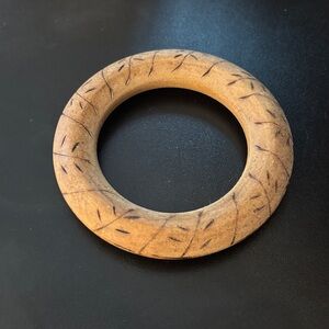Elegant Brown Wooden Bracelet